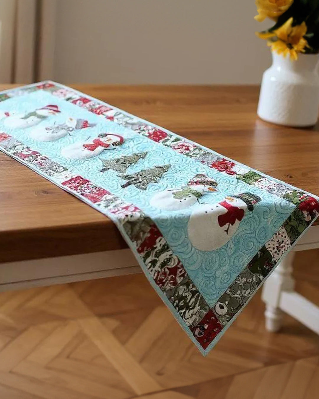 Snowman Parade Table Runner Pattern