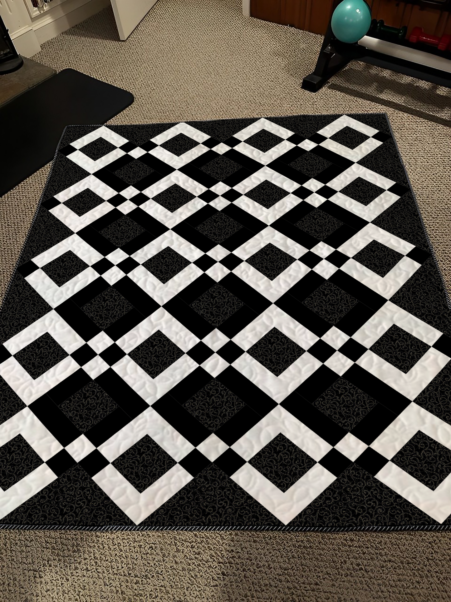 Midnight Diamonds Quilt Pattern
