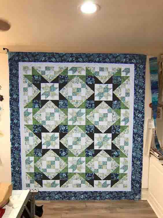 Emerald Starshine Quilt Pattern