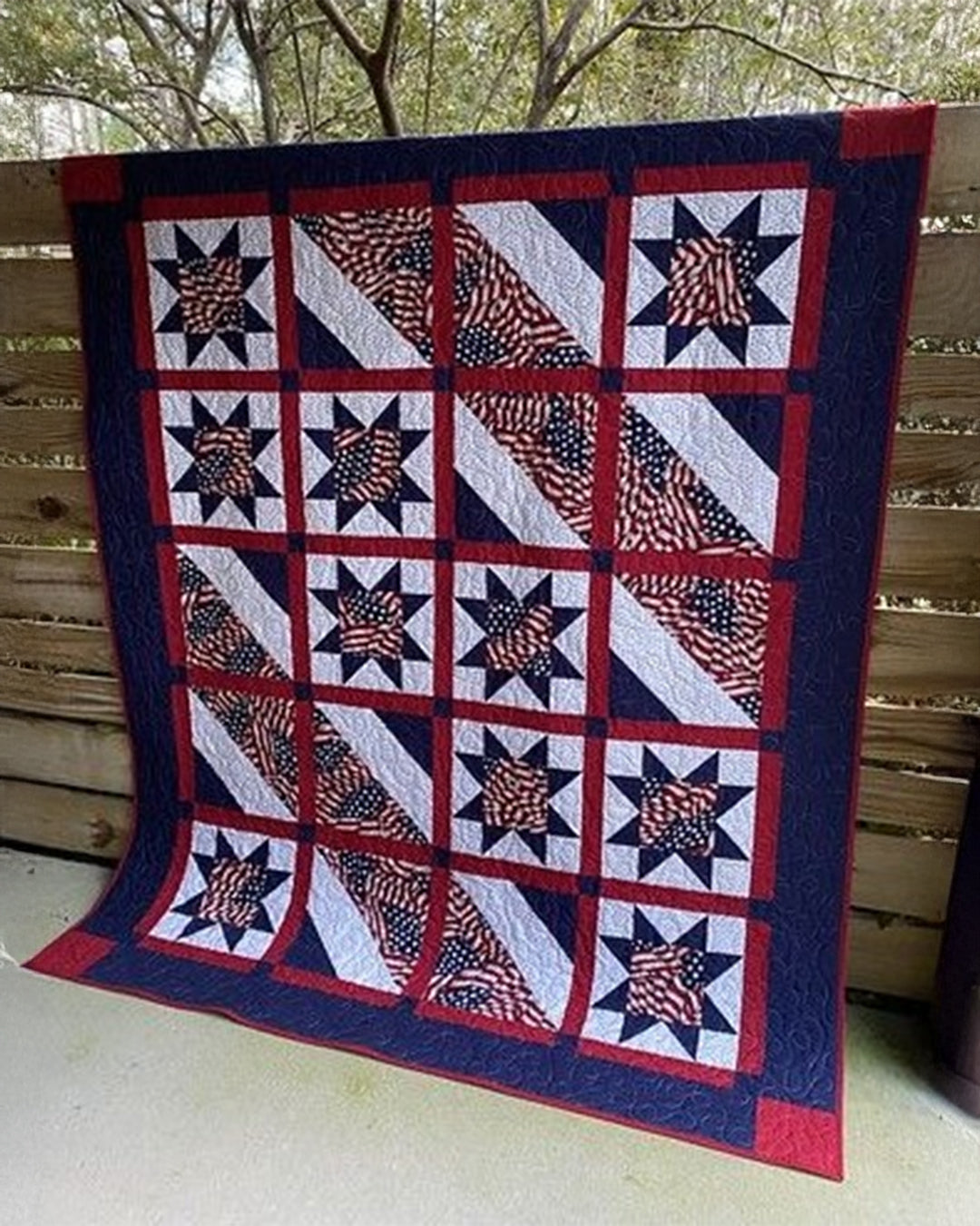 Liberty Stars & Stripes Quilt Pattern – MamaQuilts