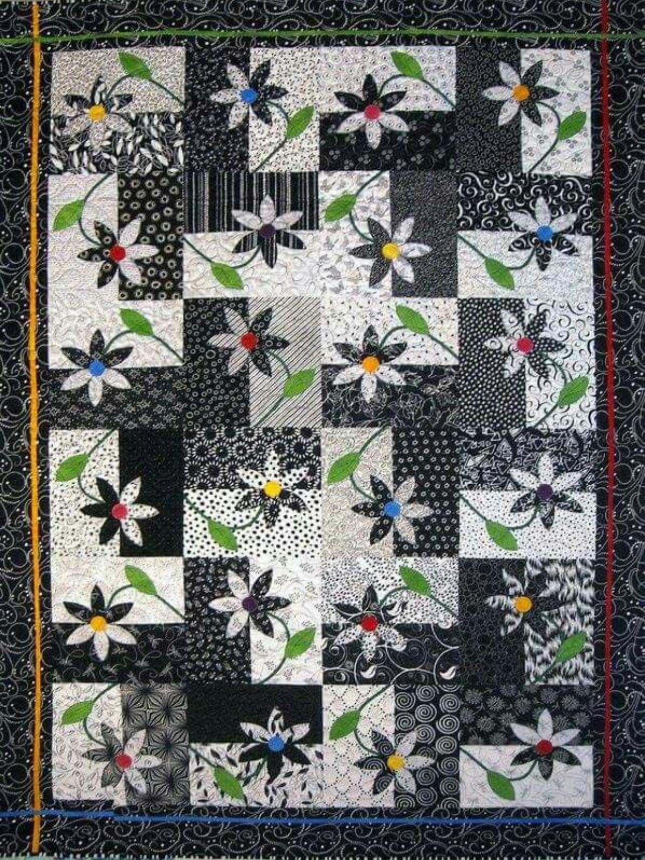 Midnight Garden Quilt Pattern – MamaQuilts