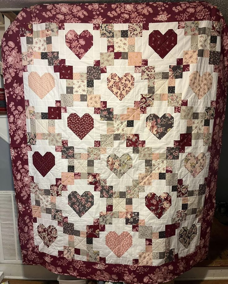 Heirloom Hearts Quilt Pattern