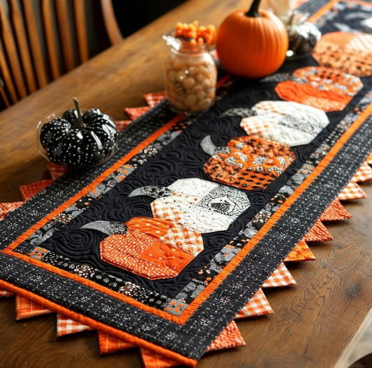Midnight Pumpkins Table Runner Pattern