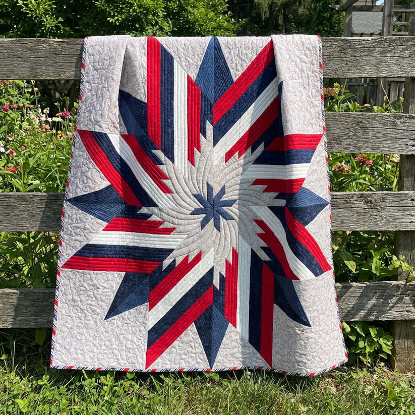 Liberty Starburst Quilt Pattern – MamaQuilts