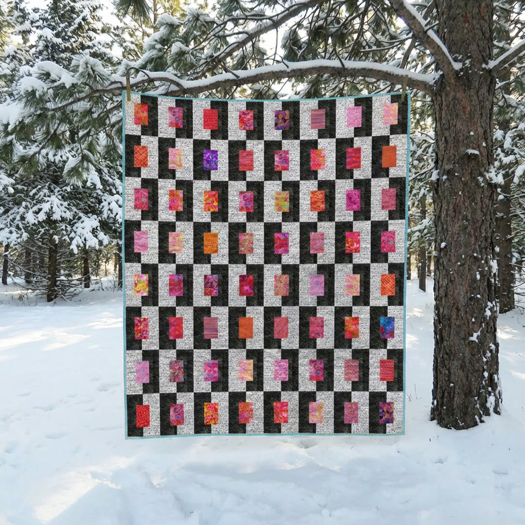 Midnight Color Windows Quilt Pattern – MamaQuilts