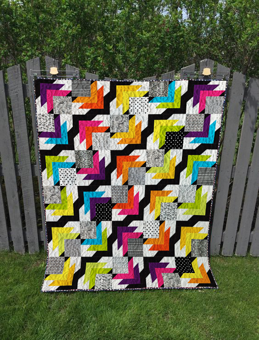 Electric Arrows Quilt Pattern