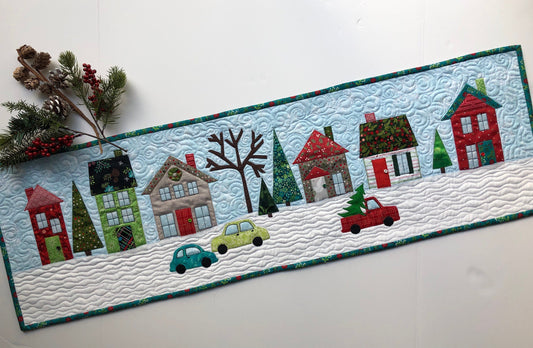 Home for the Holidays Table Runner Pattern